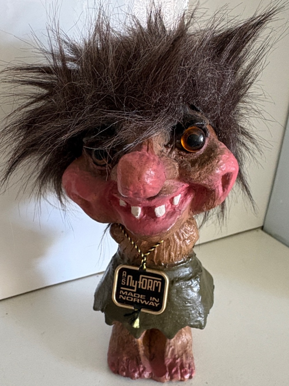 Handmade Authentic Vintage NyForm Norwegian Troll Figurine No. 115.